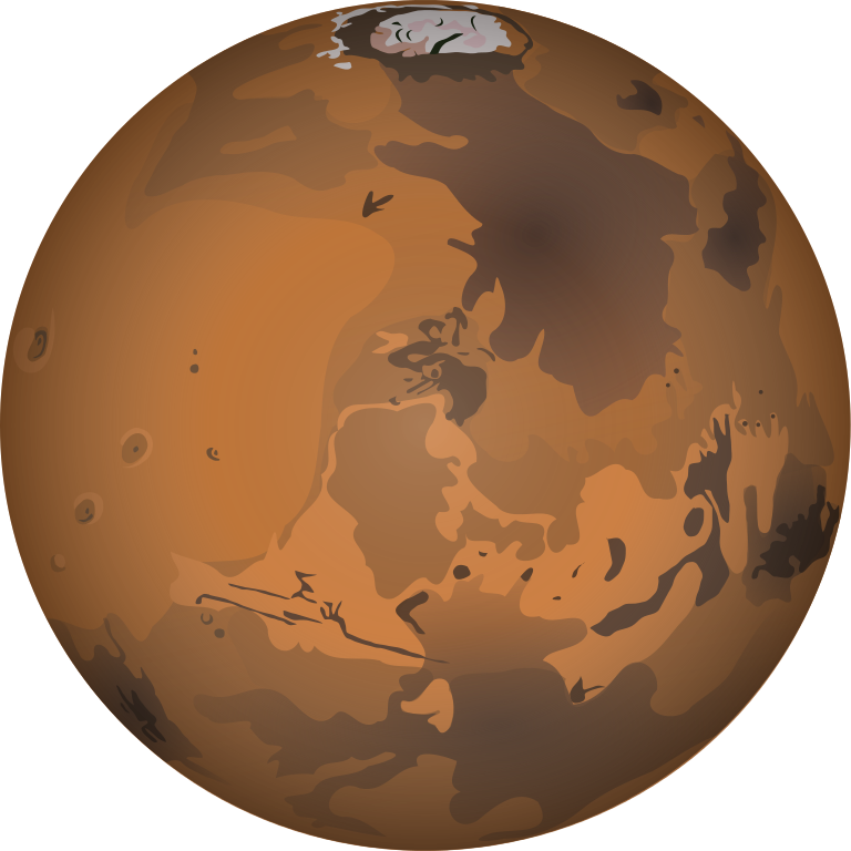 Mars orange planet