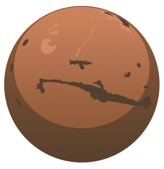universe clipart life on mars