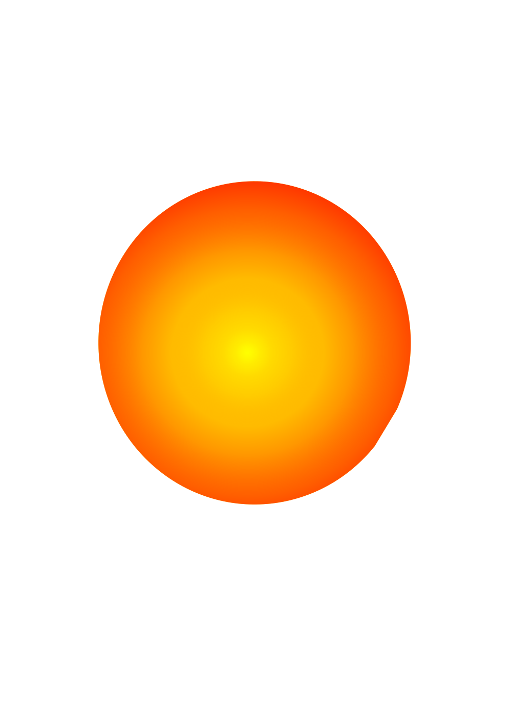 clipart sun planet