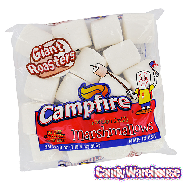 Marshmallow clipart bag marshmallow. Campfire giant roasters marshmallows