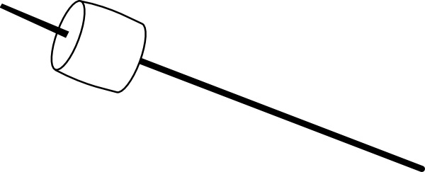 Marshmallow clipart stick clipart. On a clip art