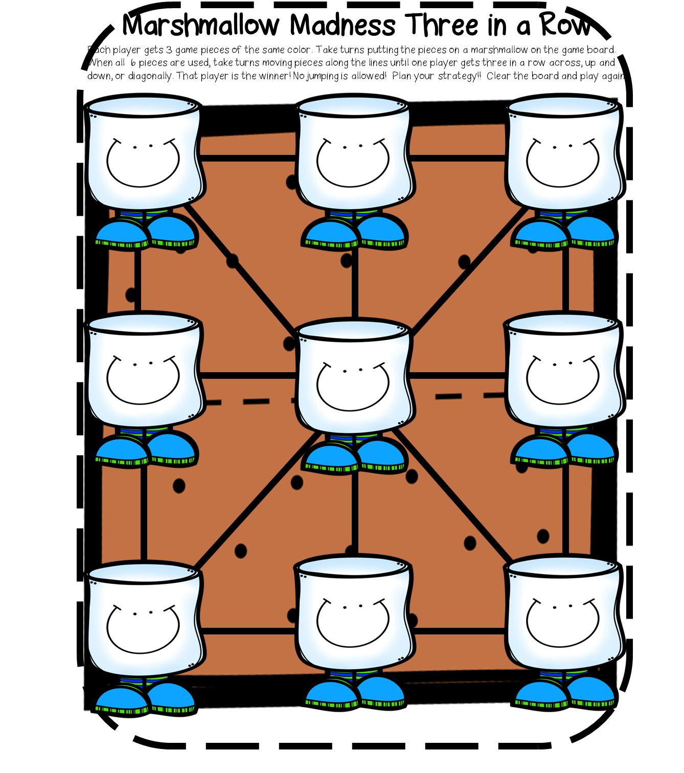 Marshmallow clipart three. Camping unit first grade