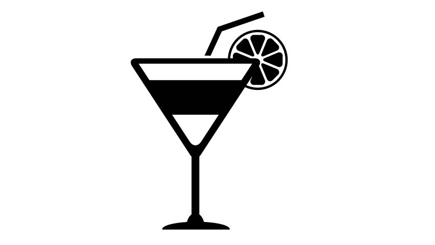 martini clipart animated