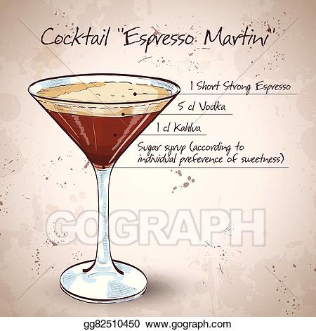 Martini clipart espresso martini, Martini espresso martini Transparent ...