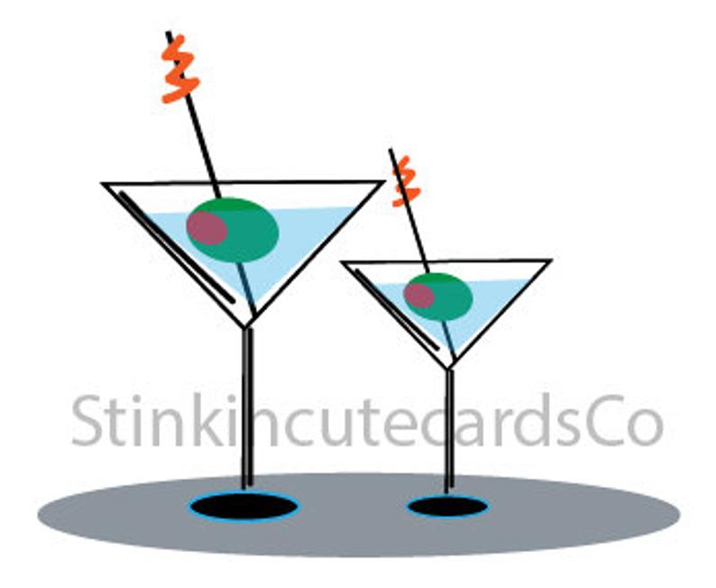 martini clipart retro cocktail