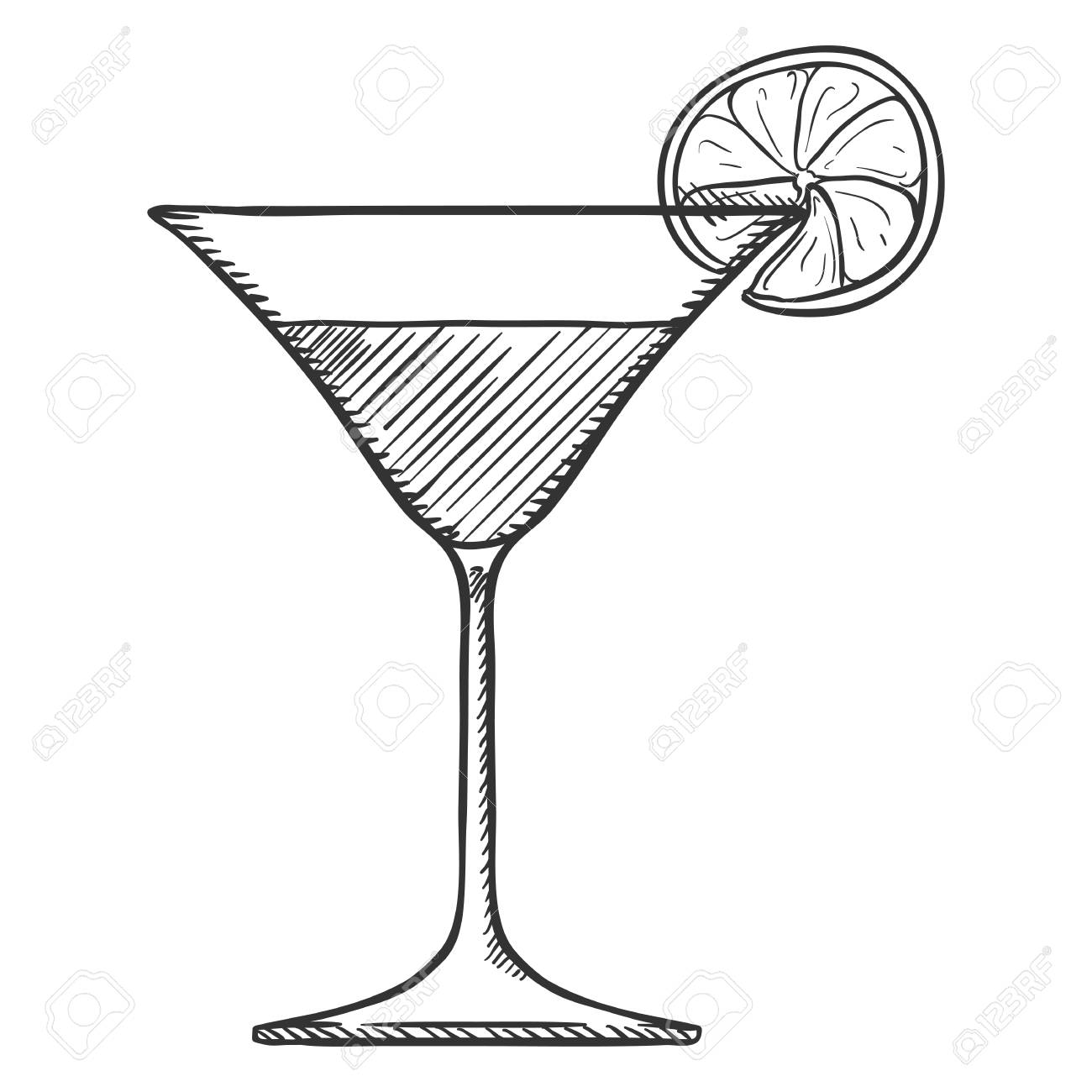 martini clipart shot glass