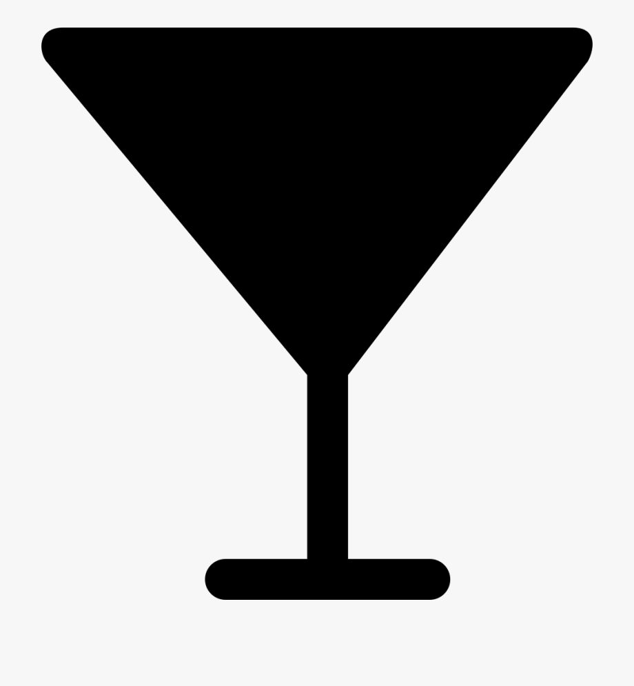 martini clipart silhouette