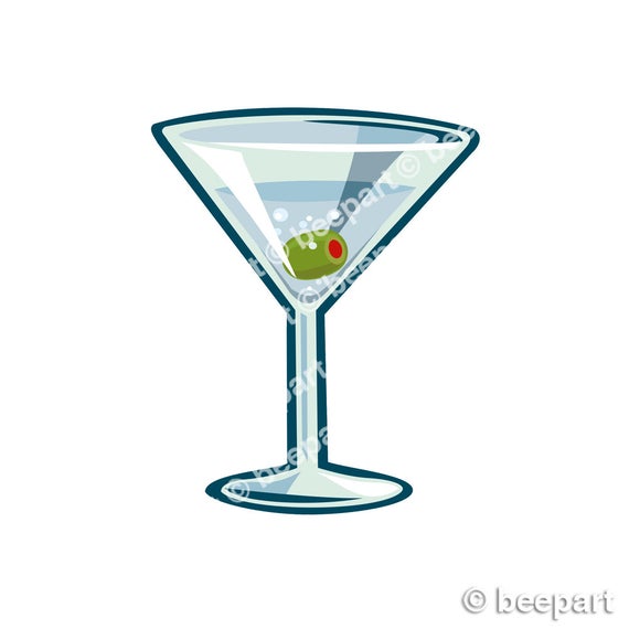 martini clipart wedding cocktail