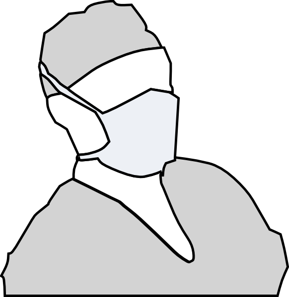 Doctor mask grey clip. Scale clipart doctor's