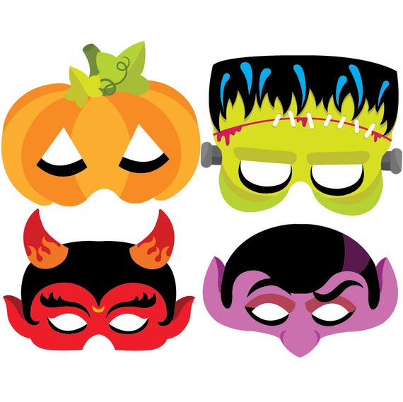 mask clipart halloween