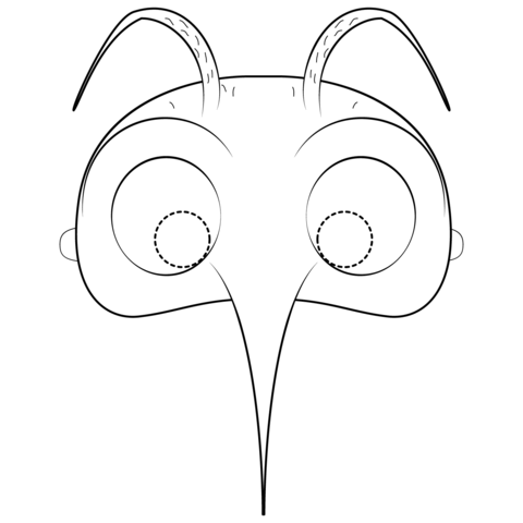 mosquito clipart mask