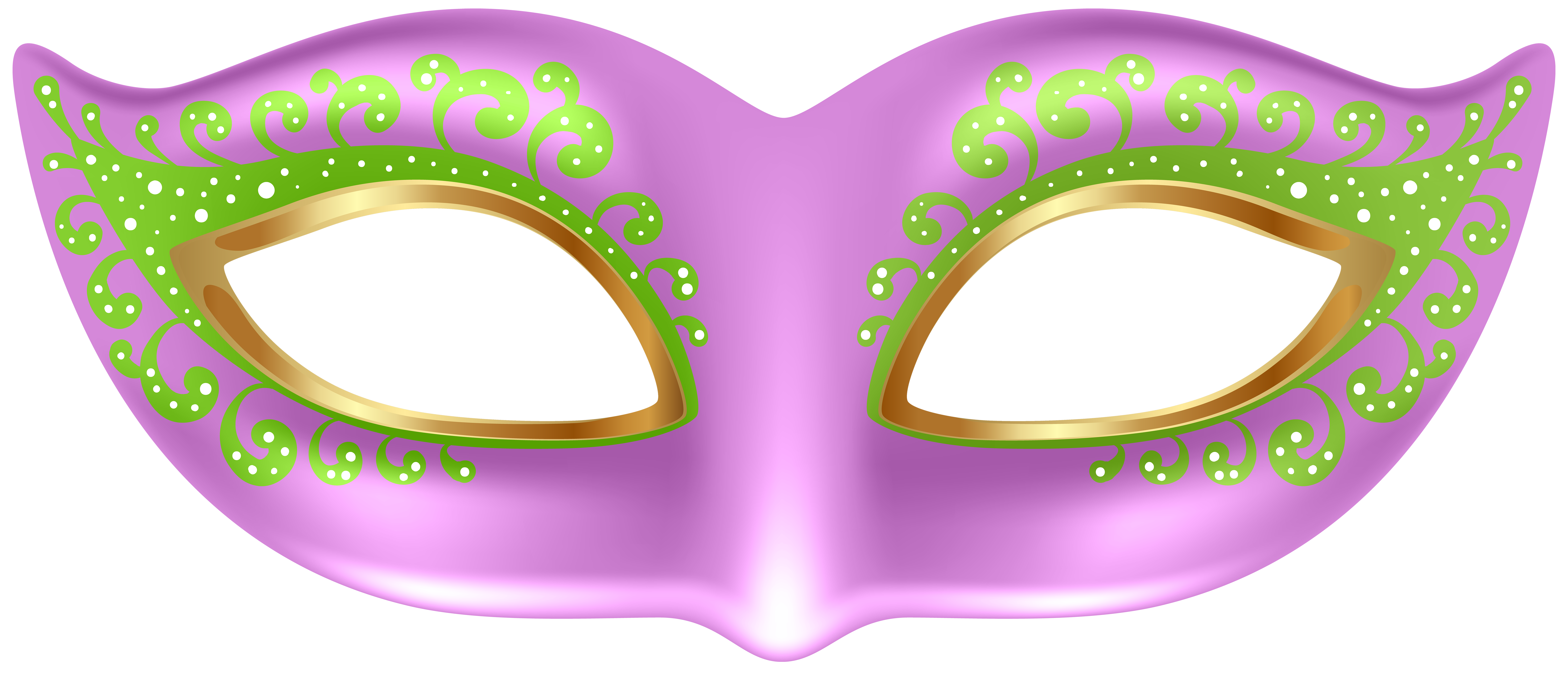 mask clipart pink