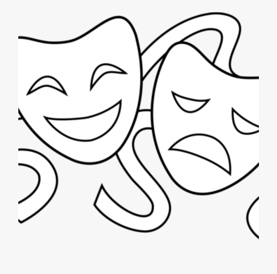 mask clipart thespian
