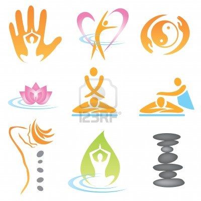 massage clipart abstract