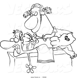 massage clipart coloring page