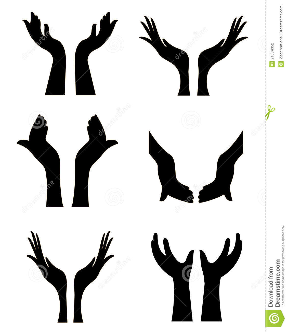 massages clipart hand silhouette