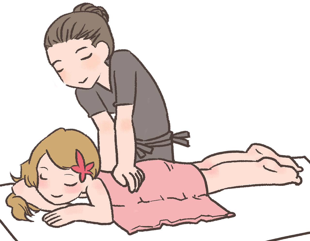 massages clipart healthy man
