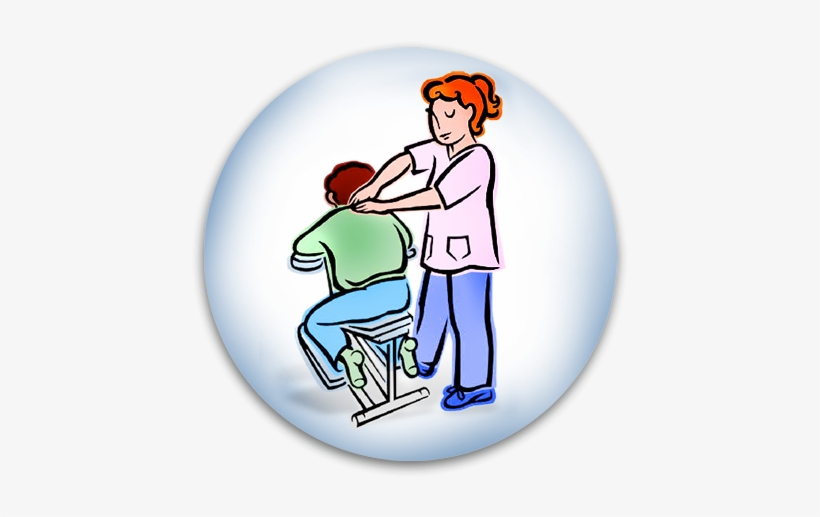massage clipart seated chair