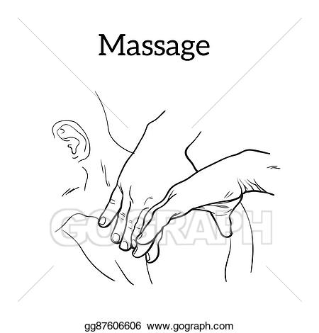 therapy clipart neck massage