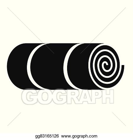 mat clipart rolled up