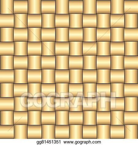 Eps vector stock illustration. Mat clipart straw mat