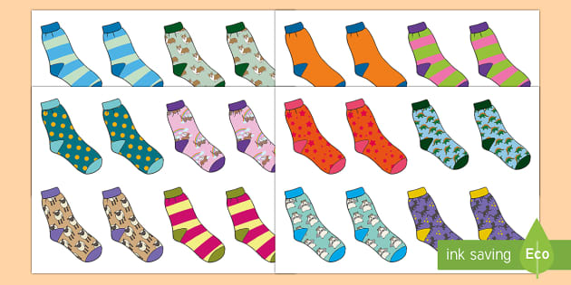 Hunt the pair and. Sock clipart match sock