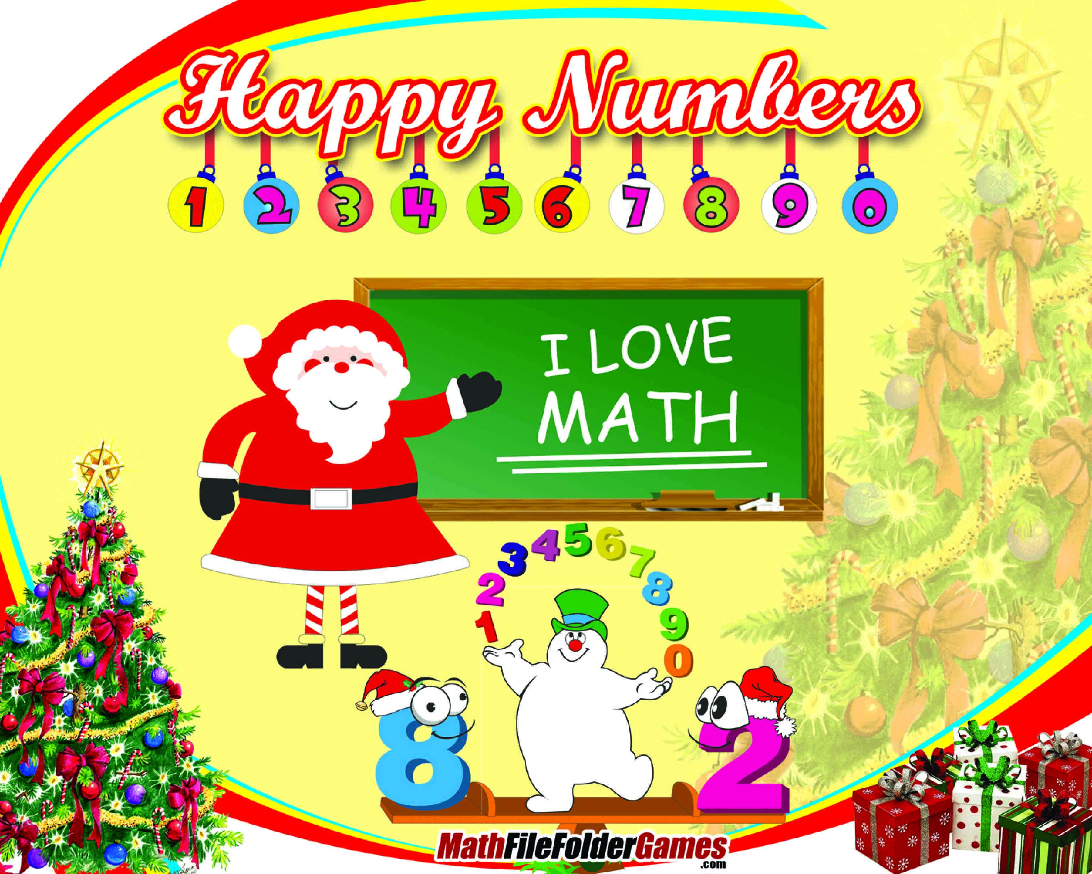 math clipart christmas