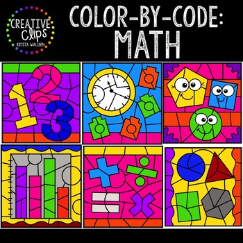 math clipart colorful