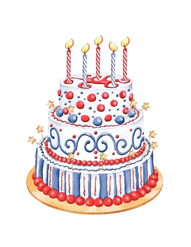 may clipart birthday cake