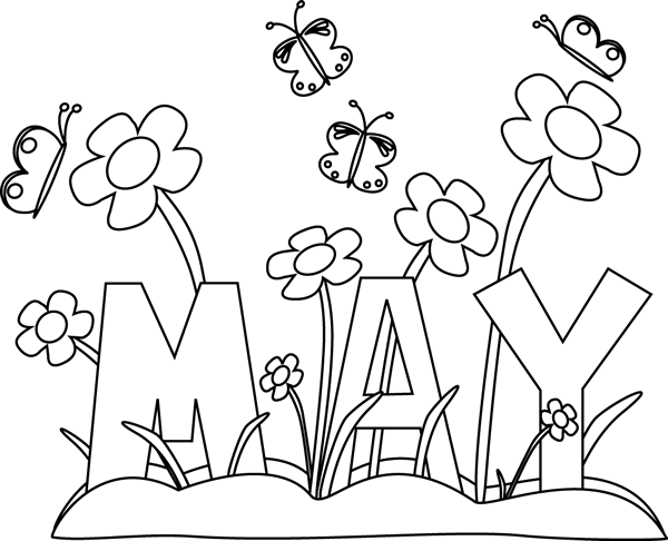 may clipart line