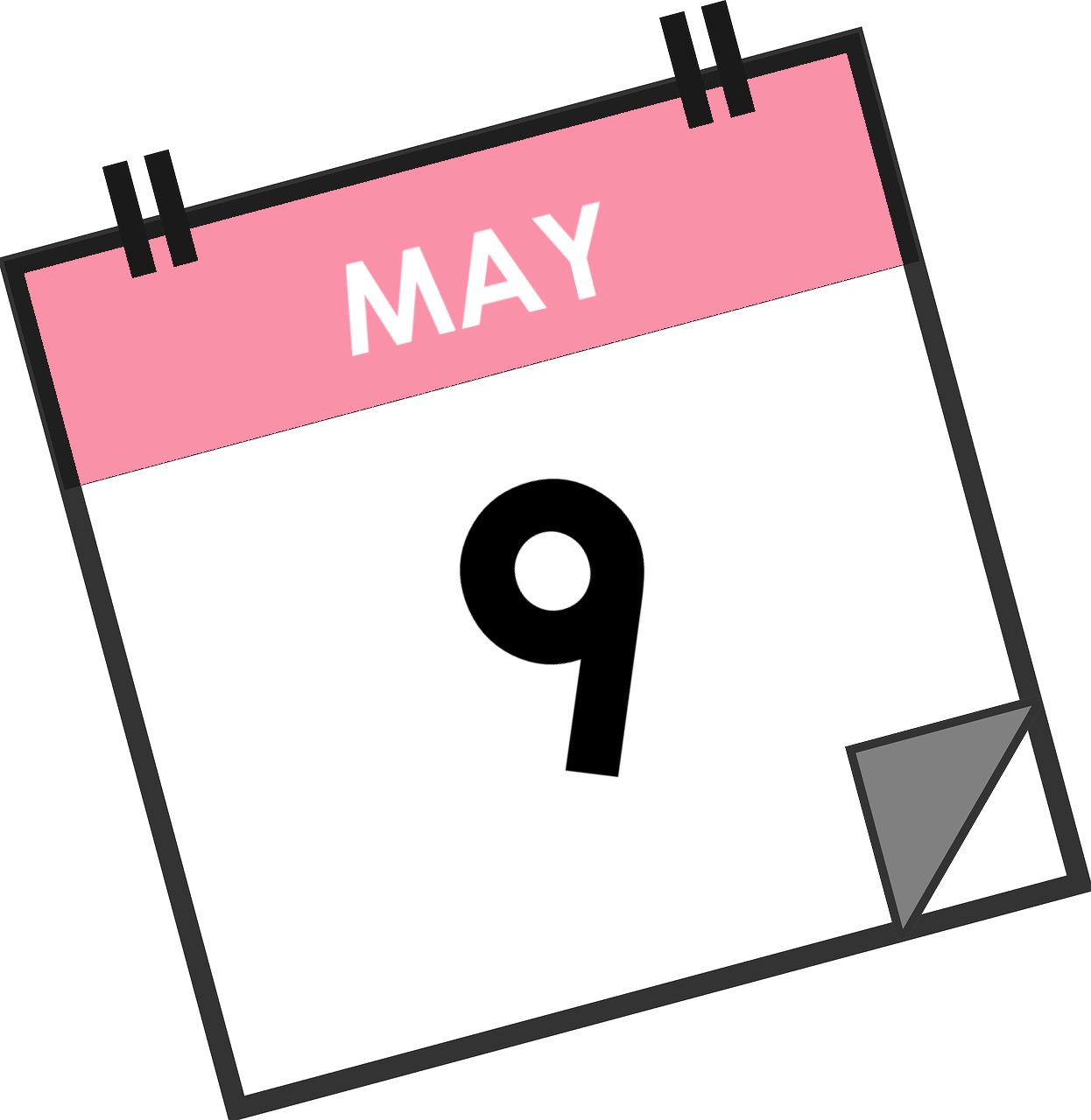 may clipart may calendar