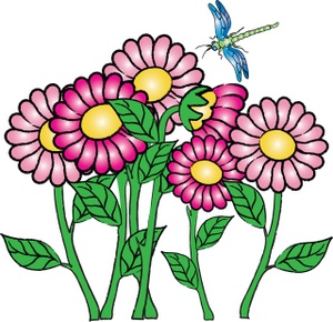 may clipart pretty flower