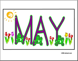 may clipart theme