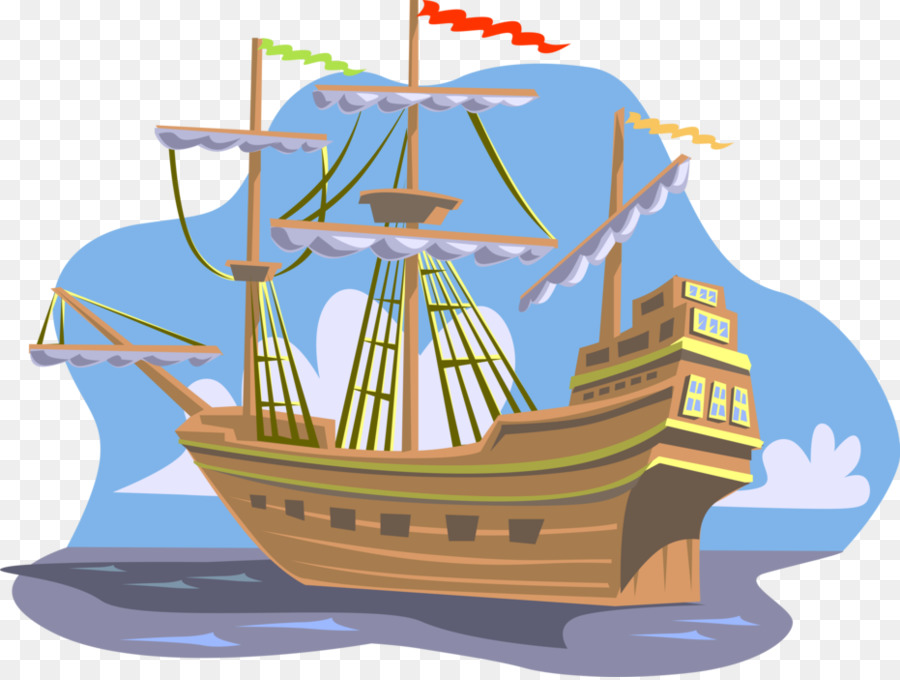 Mayflower clipart explorer ship. Page for columbus free