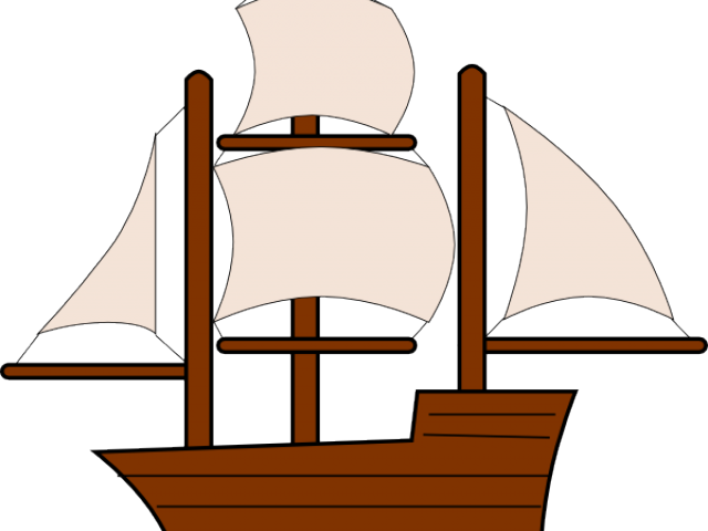Sailing corner clip art. Mayflower clipart explorer ship