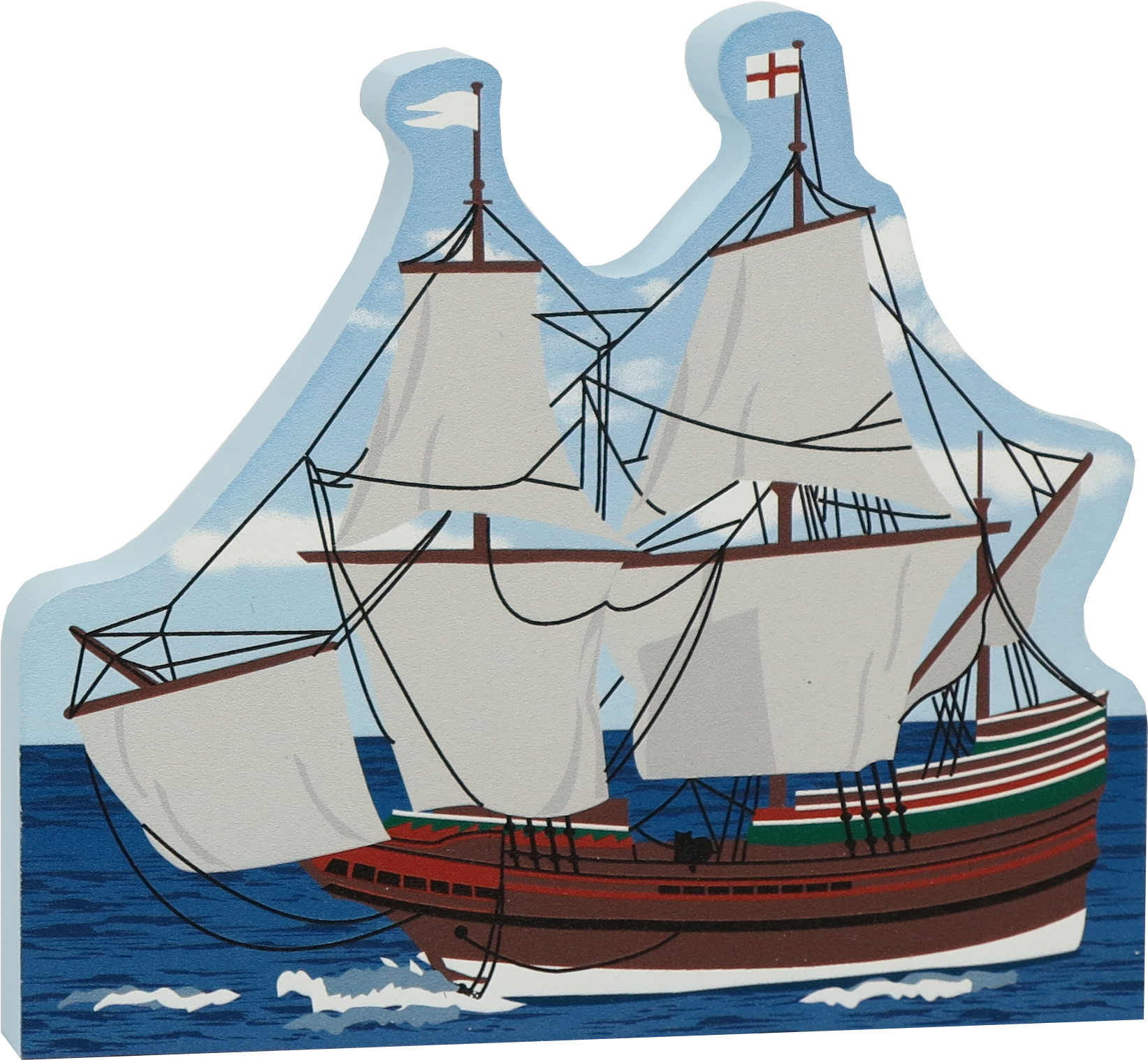 mayflower clipart rock plymouth