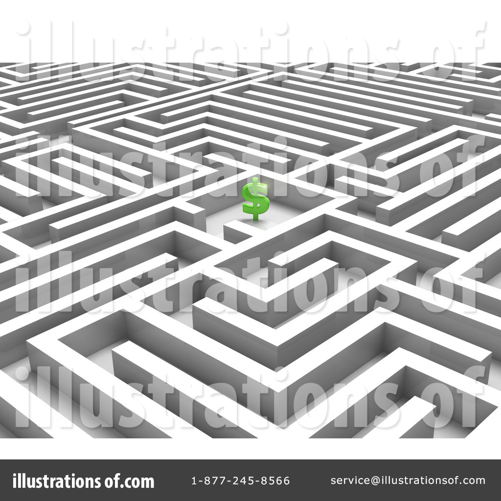 Maze clipart above. Illustration by tonis pan