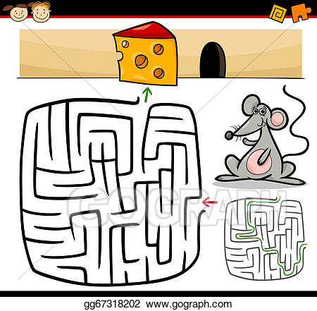 maze clipart cartoon