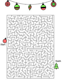 maze clipart christmas maze christmas transparent free for download on