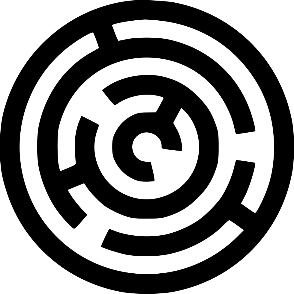 maze clipart circle