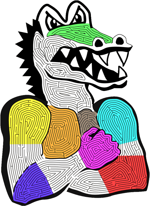 Maze clipart colored. Monster tool puzzle ad