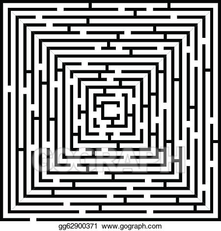 maze clipart complicated