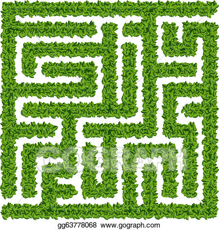 maze clipart green