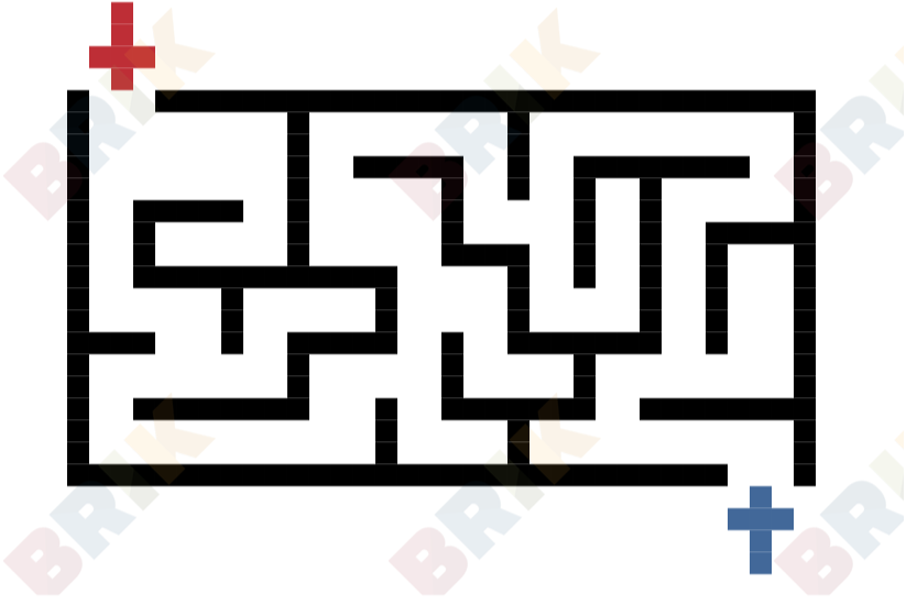 maze clipart pixel art
