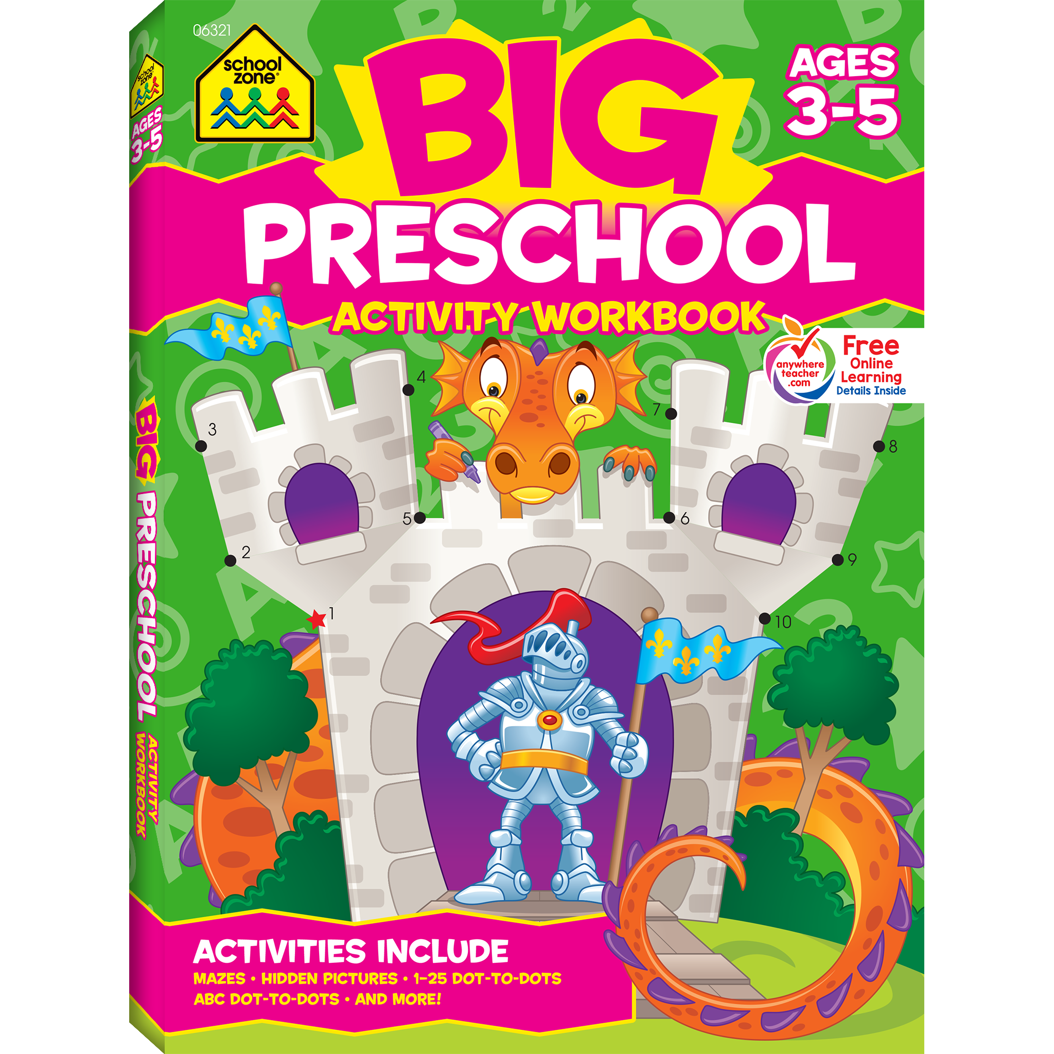 Big preschool activity workbook. Maze clipart preschooler