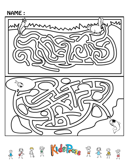 Medium kids games kidspressmagazine. Maze clipart preschooler