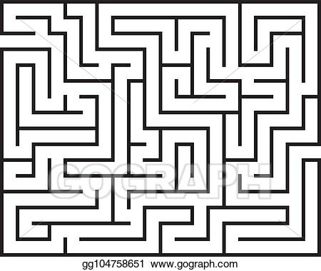 maze clipart rectangle