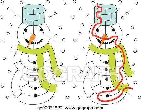 maze clipart snowman