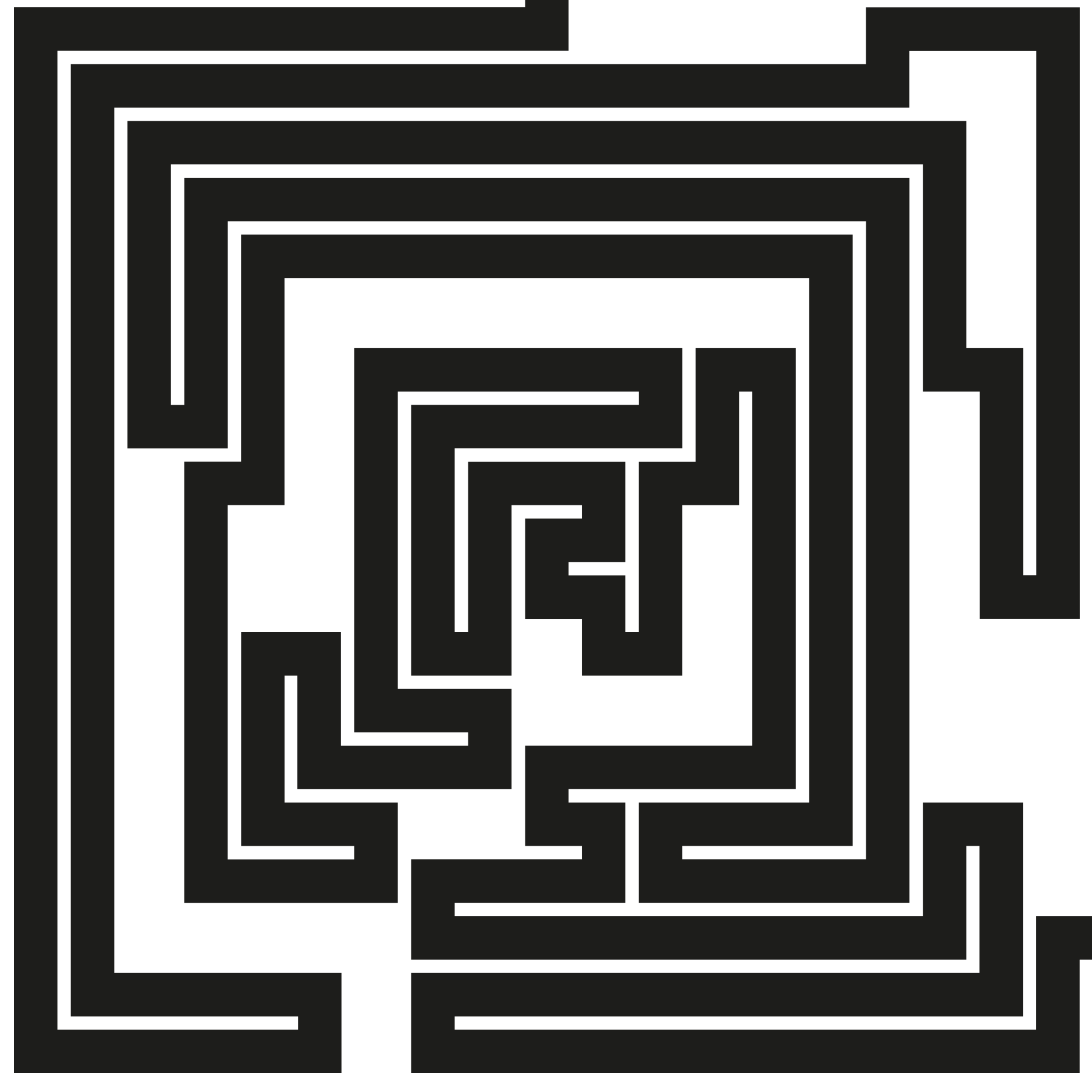 maze clipart square