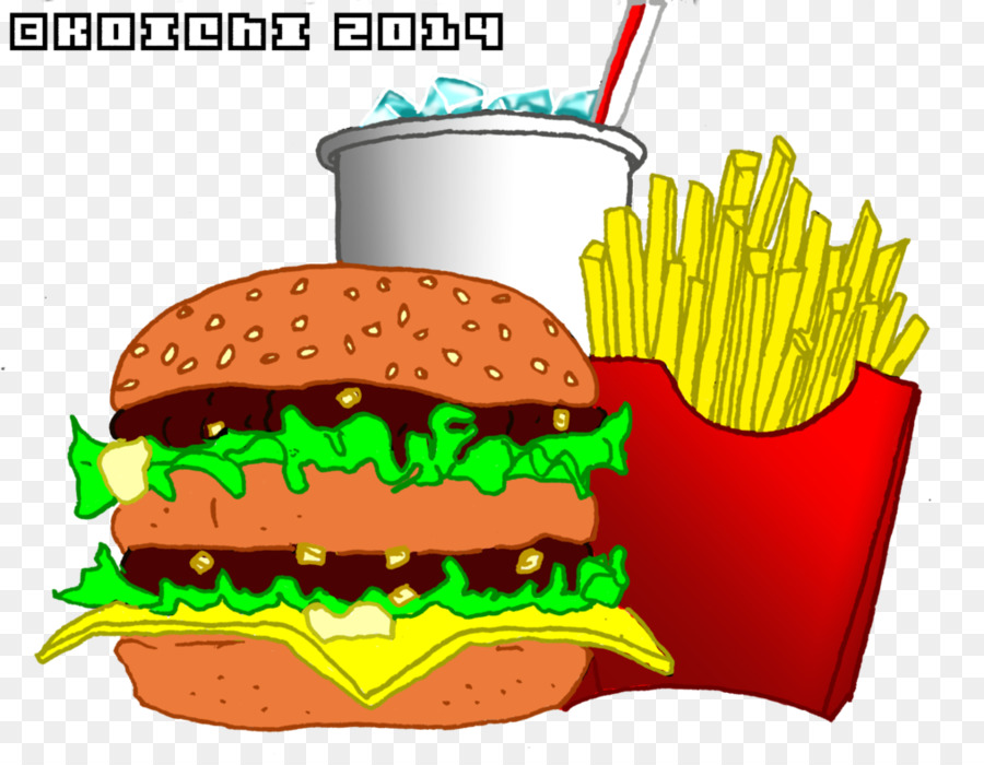 Junk food cartoon drawing. Mcdonalds clipart hamburger